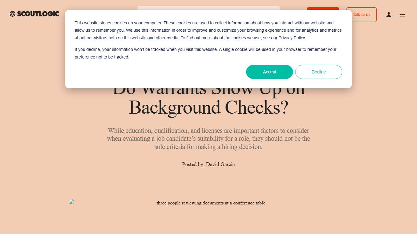 Do Warrants Show Up on Background Checks? - ScoutLogic
